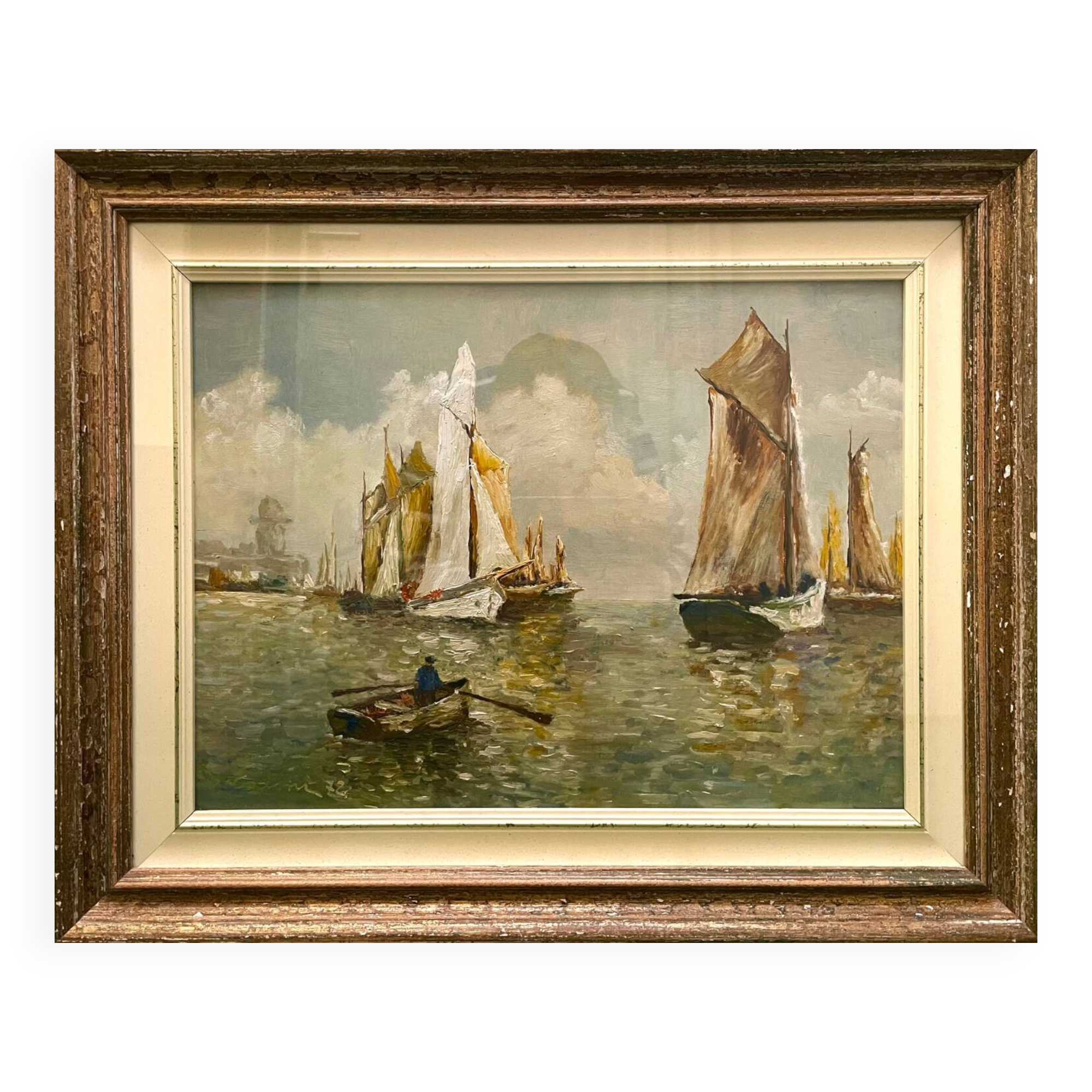 Animated marine landscape painting 20th century