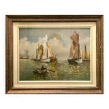 Animated marine landscape painting 20th century