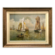 Animated marine landscape painting 20th century