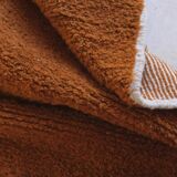 Plain Moroccan Brown Rug - 257 x 164 cm