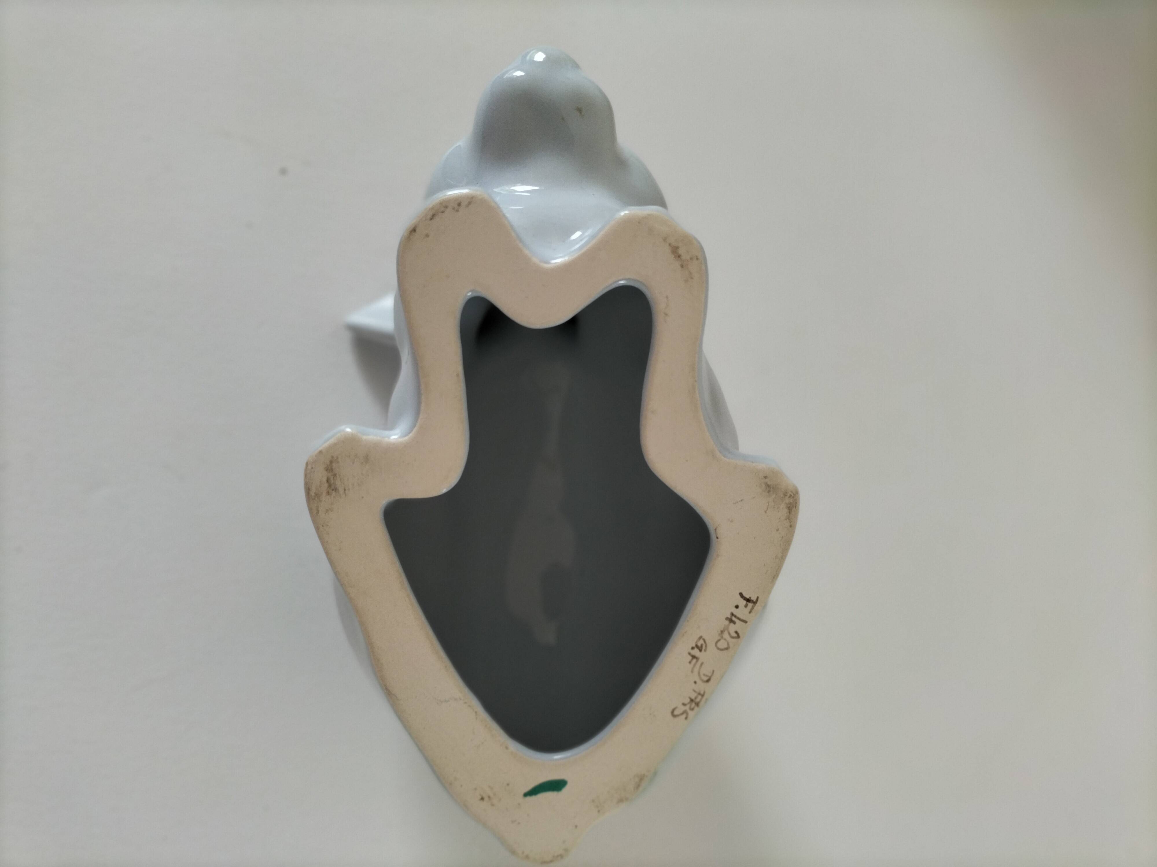 Rabbit earthenware hb henriot quimper