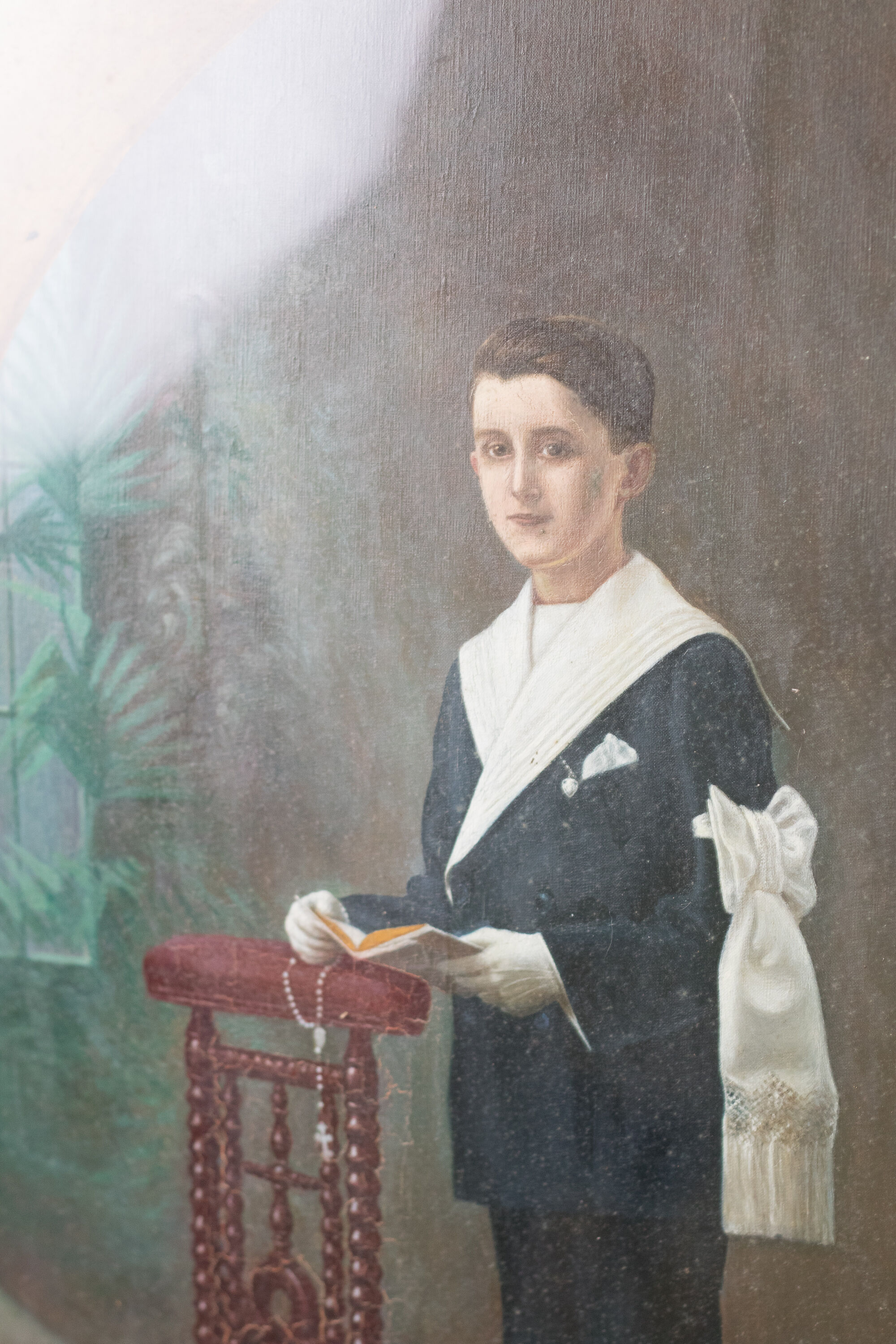 The profession of faith, end of the 19th golden frame