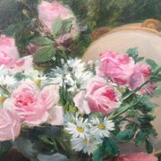 Old oil painting still life F.Trarbach Cantin