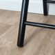 Chaises pliantes en bois et rotin