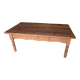 Old wooden farmhouse-style coffee table