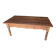 Old wooden farmhouse-style coffee table