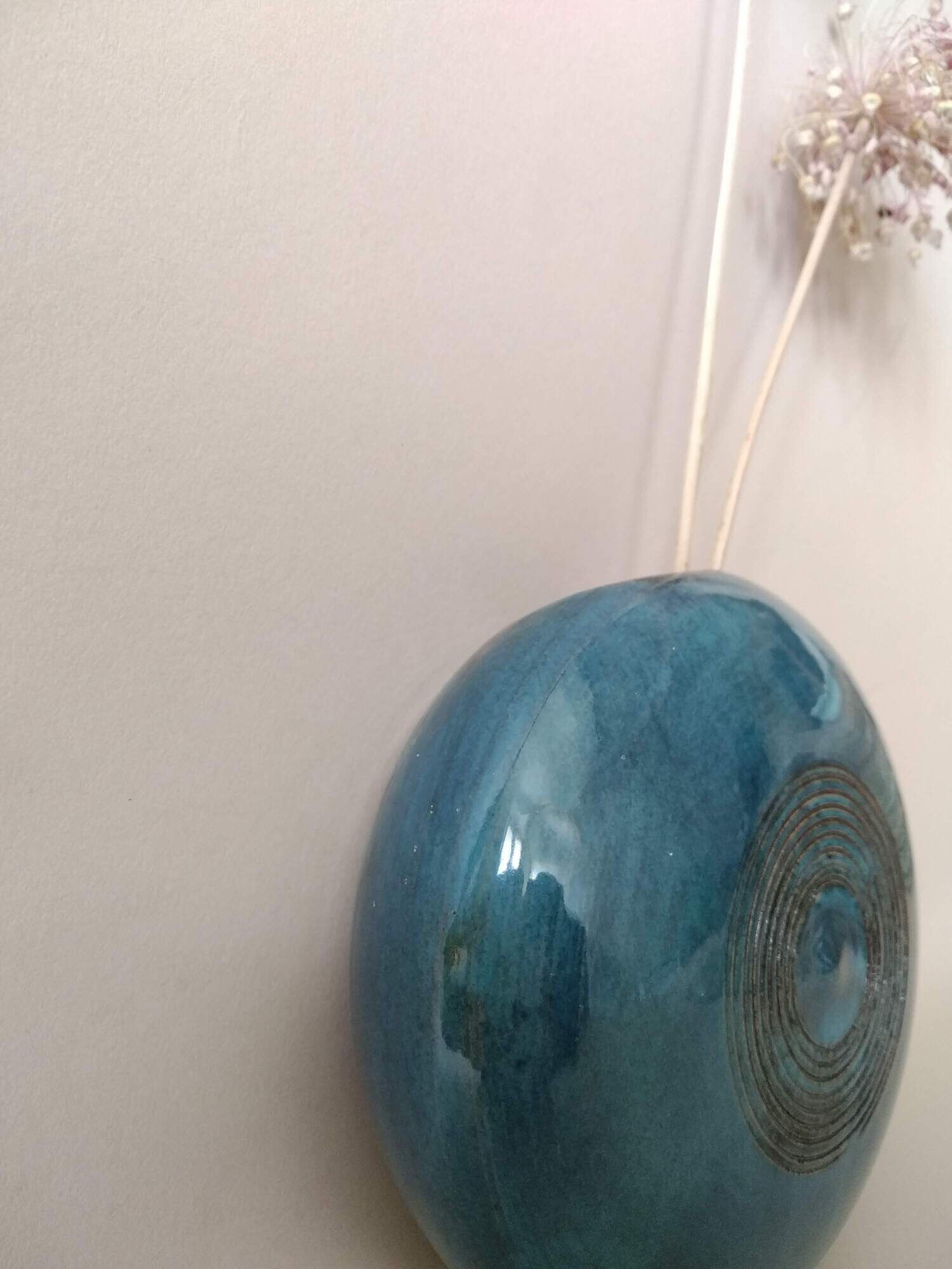 Ceramic wall vase 60s ° Jean Varoqueaux La Poterie Perigordine