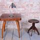 Mid-Century Czech Beech Piano Stool, 1940s