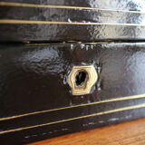 Glove box in ball marquetry