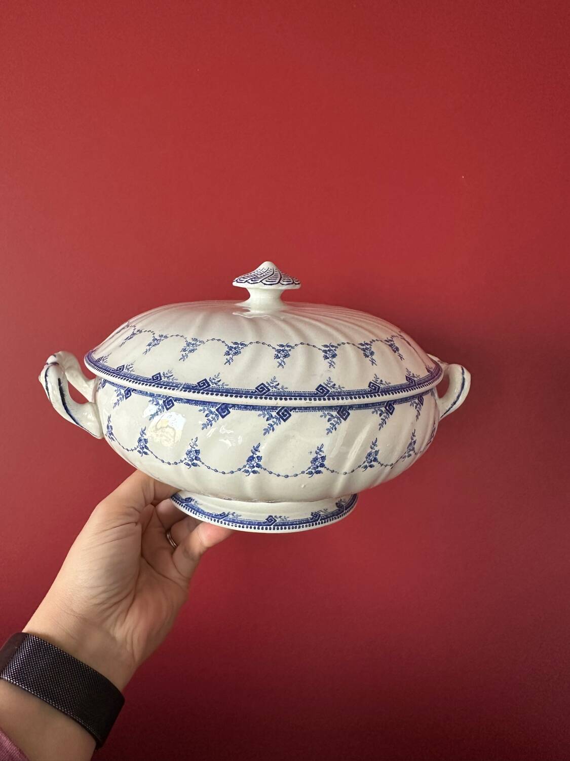 Antique Boch soup tureen