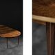 Vintage round folding dining table in rosewood by Agner Christoffersen, Denmark.