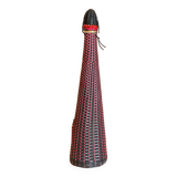 Large vintage scoubidou bottle