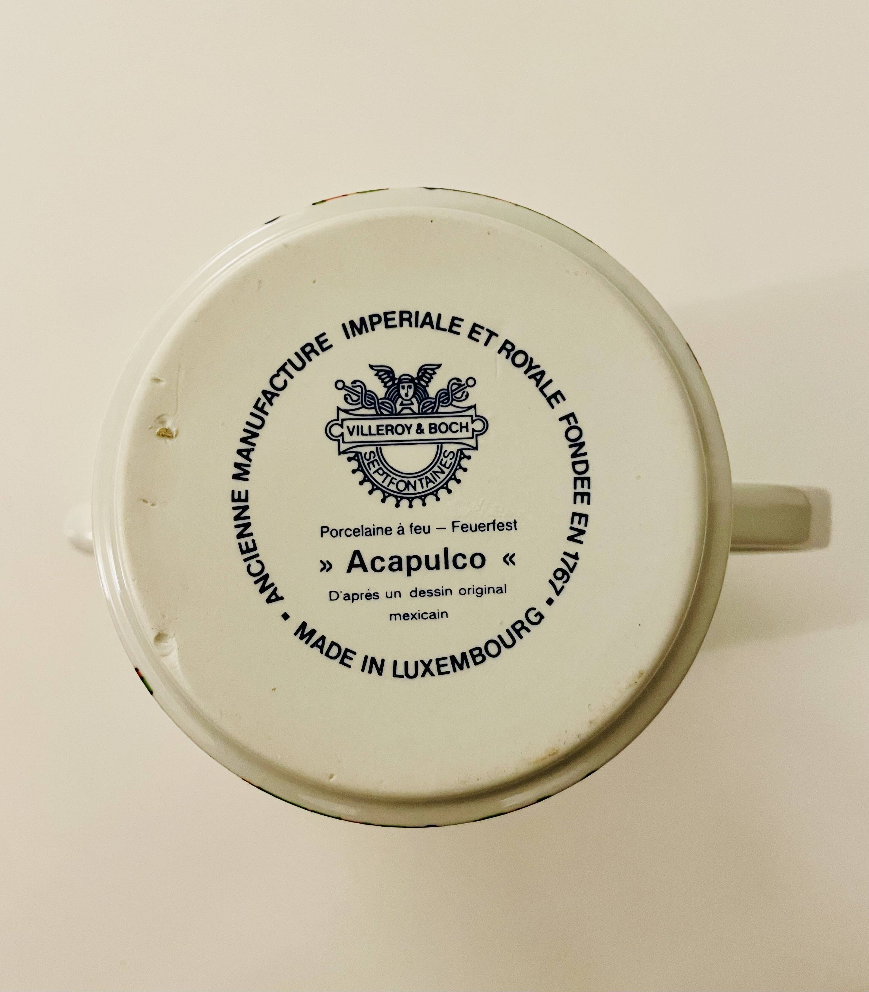 6 tasses à café Villeroy & Boch Acapulco