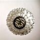 Portuguese Mid Century clear crystal acrylic tall hanging lamp for high ceilings, 1960s