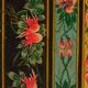 Antique oriental chest with painting of the warrior Yang Mulan (c.1900) #9