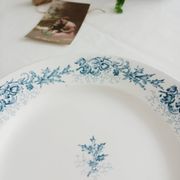 Plat rond terre de fer Longwy Cyrano