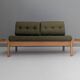 Lit de repos du milieu du siècle avec côtés coulissants, années 1960
