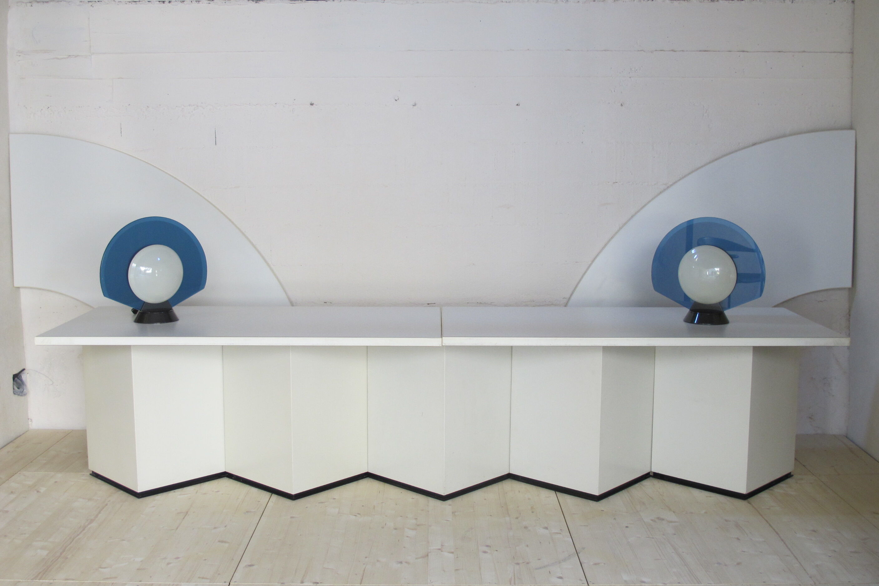 Pair of lamps "Tikal" for Arteluce 1980s