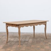 Ancienne table de ferme en chêne à rallonge – XIXe siècle