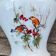 Opaline pendant lamp-Bird decoration-60s