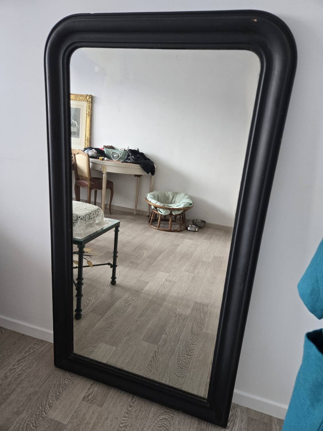 Louis Philippe Black Mirror 150x84 cm