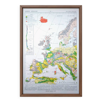 Printed in 1909, Geological Europe.