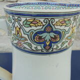 Broc en faience de  sarreguemines