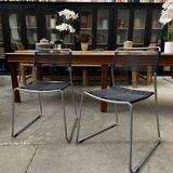 Pair of Melker Spaghetti chairs