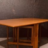 Mid-century teak folding table
