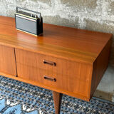 Vintage Scandinavian teak sideboard, 1960.