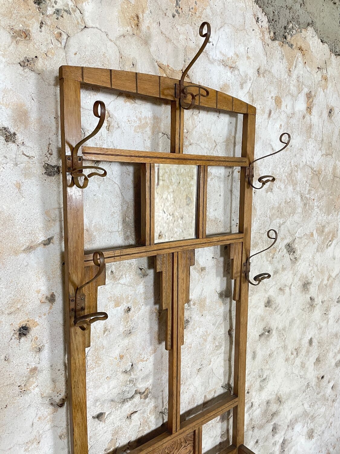 Art Deco coat rack