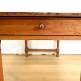 Property Farm Table in Cherry, Louis XIV style – Early 19th century