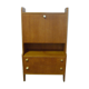 Secretaire en bois clair des années 60