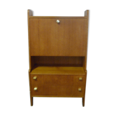 Secretary in light wood of the 1960s