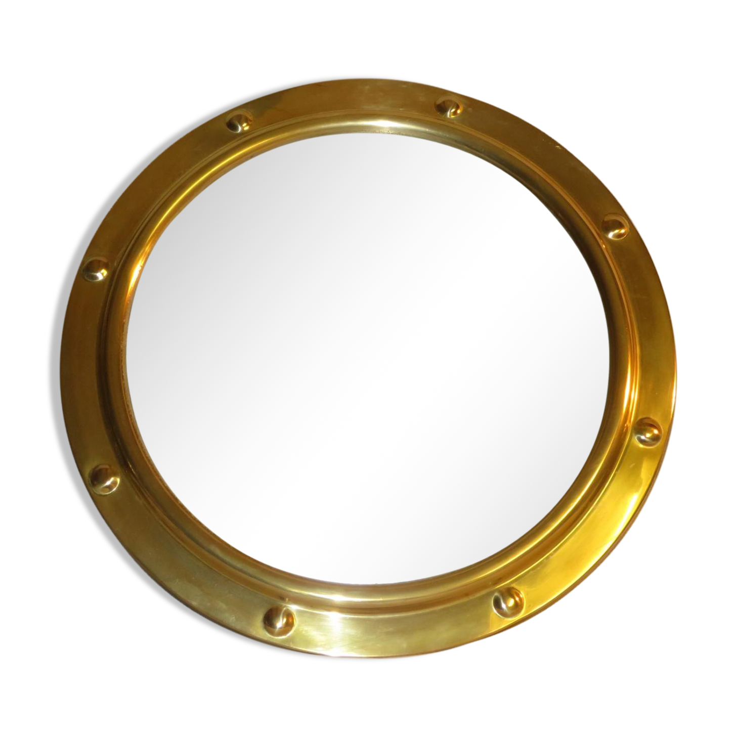 Curved mirror said "witch" hublot 37 convex distorting cm marine