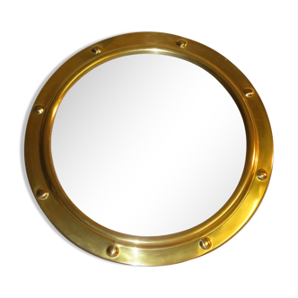 Curved mirror said "witch" hublot 37 convex distorting cm marine