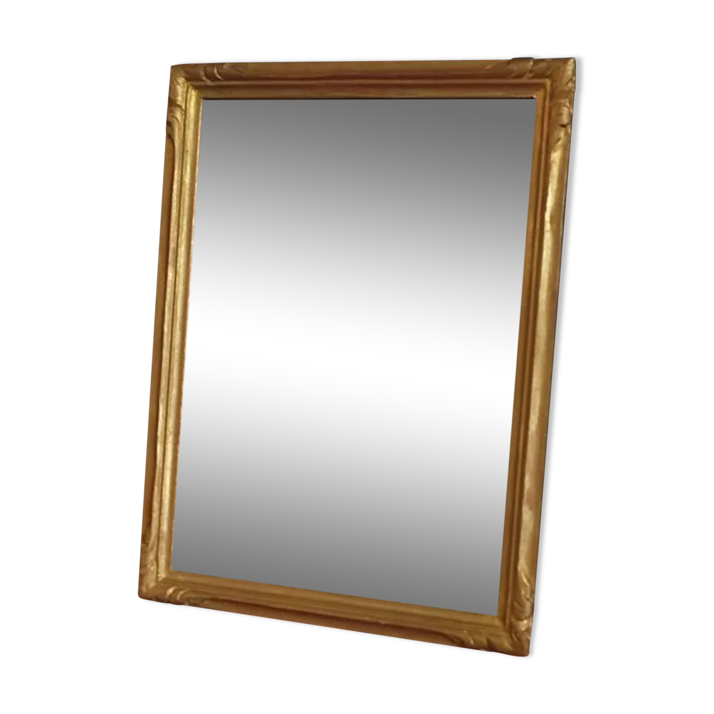 Mirror solid wood frame carved gilded