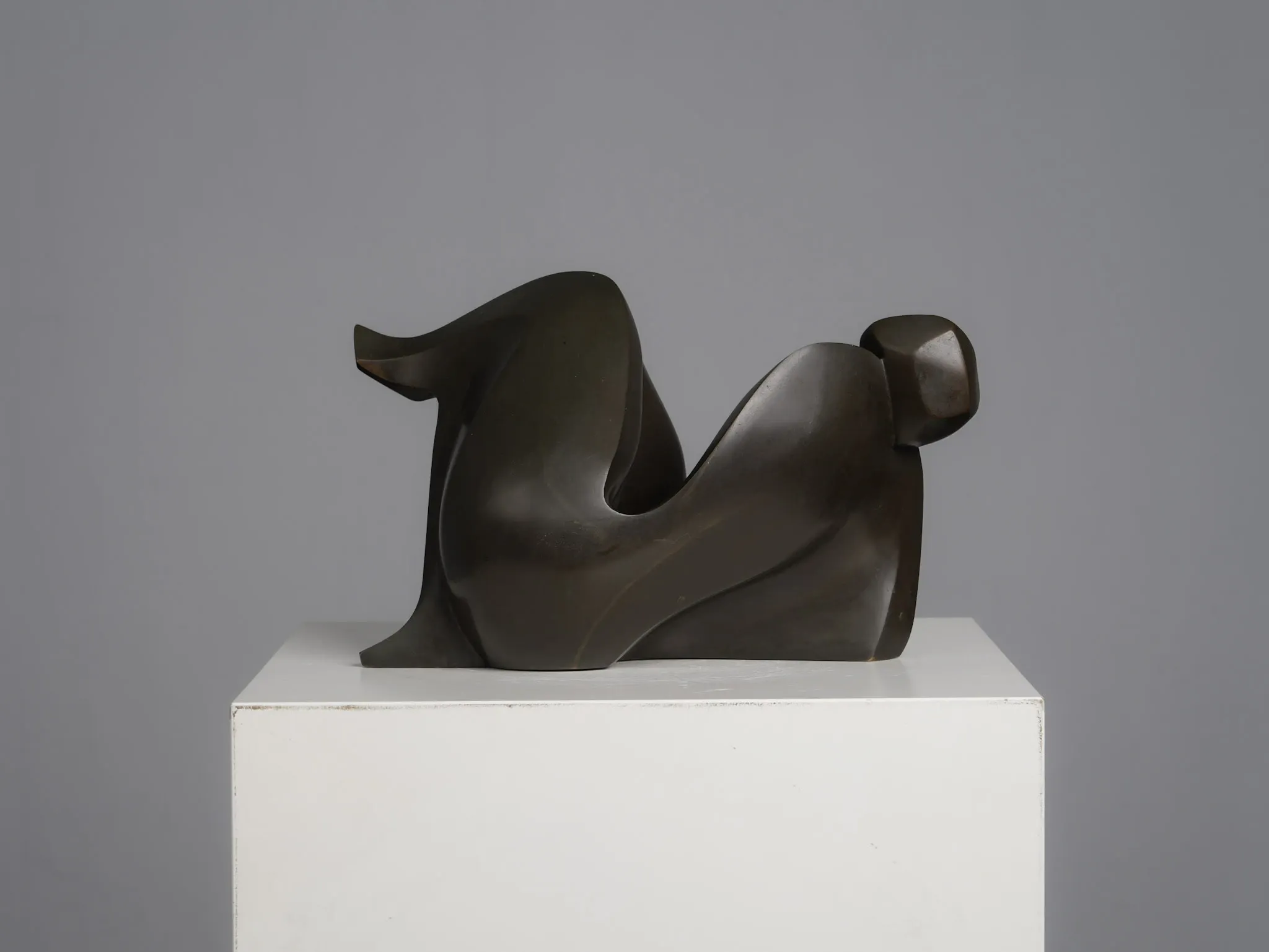 Abstract bronze female figure sculpture by Francine Govers, Netherlands, 1990s