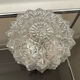 Vintage cast glass ceiling lamp 70s