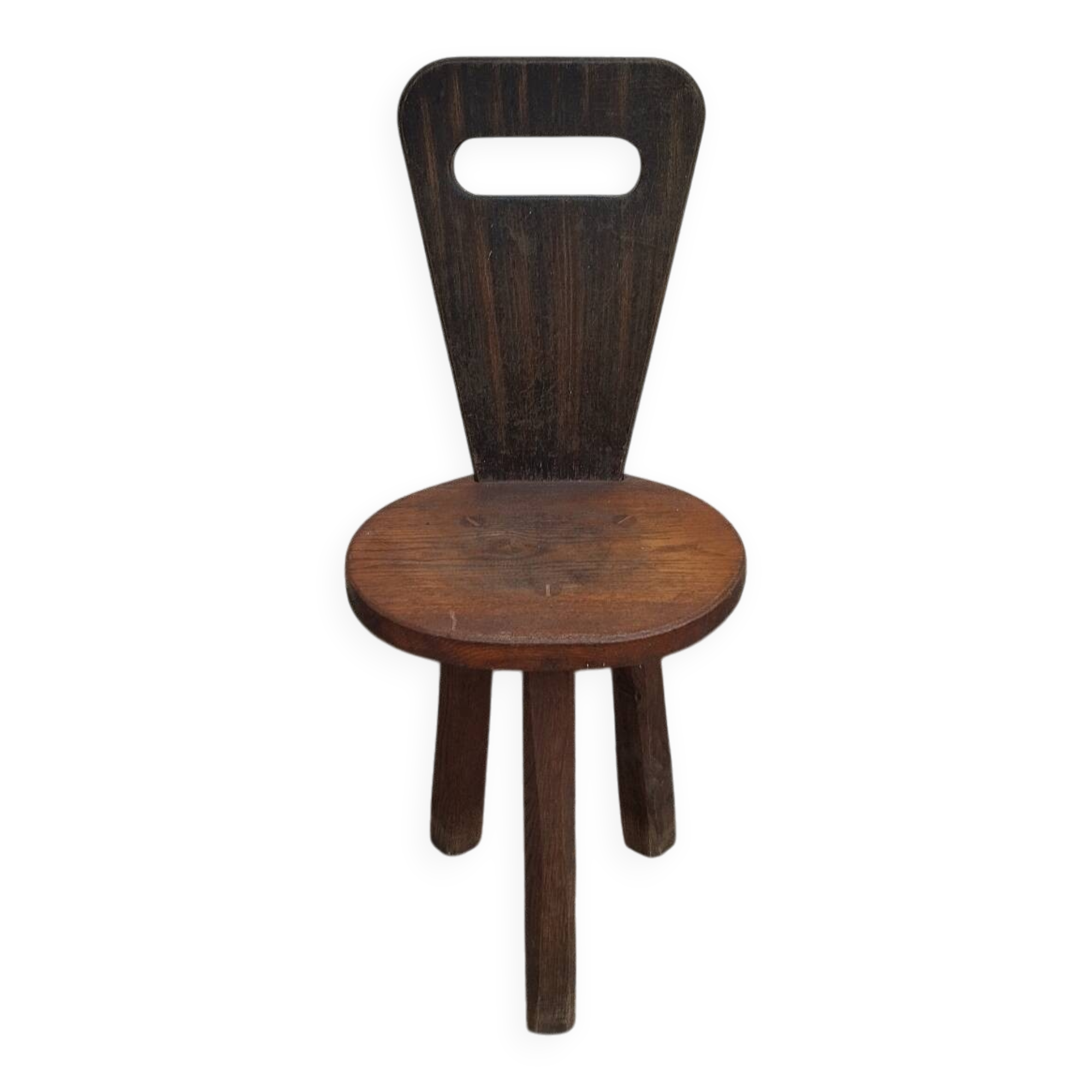 Brutalist tripod chair