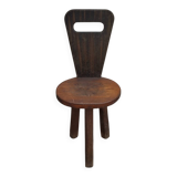 Brutalist tripod chair