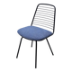 Jean-Louis Bonnant chair in metal and fabric, 1950