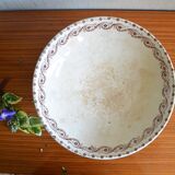 Coupe à fruits grand modèle de la faïencerie Clarefontaine, LG, collection Turin.