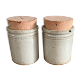 Pots à épices en grès Bourdon Frère Paris