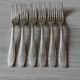 Antique silver-plated forks