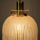 limburg mid century PENDANT LIGHT model P 239 a 4168 glass and brass 1960s