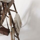 Wooden painter's stepladder