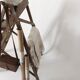 Wooden painter's stepladder