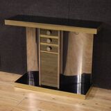 Italian design mirror console 70's