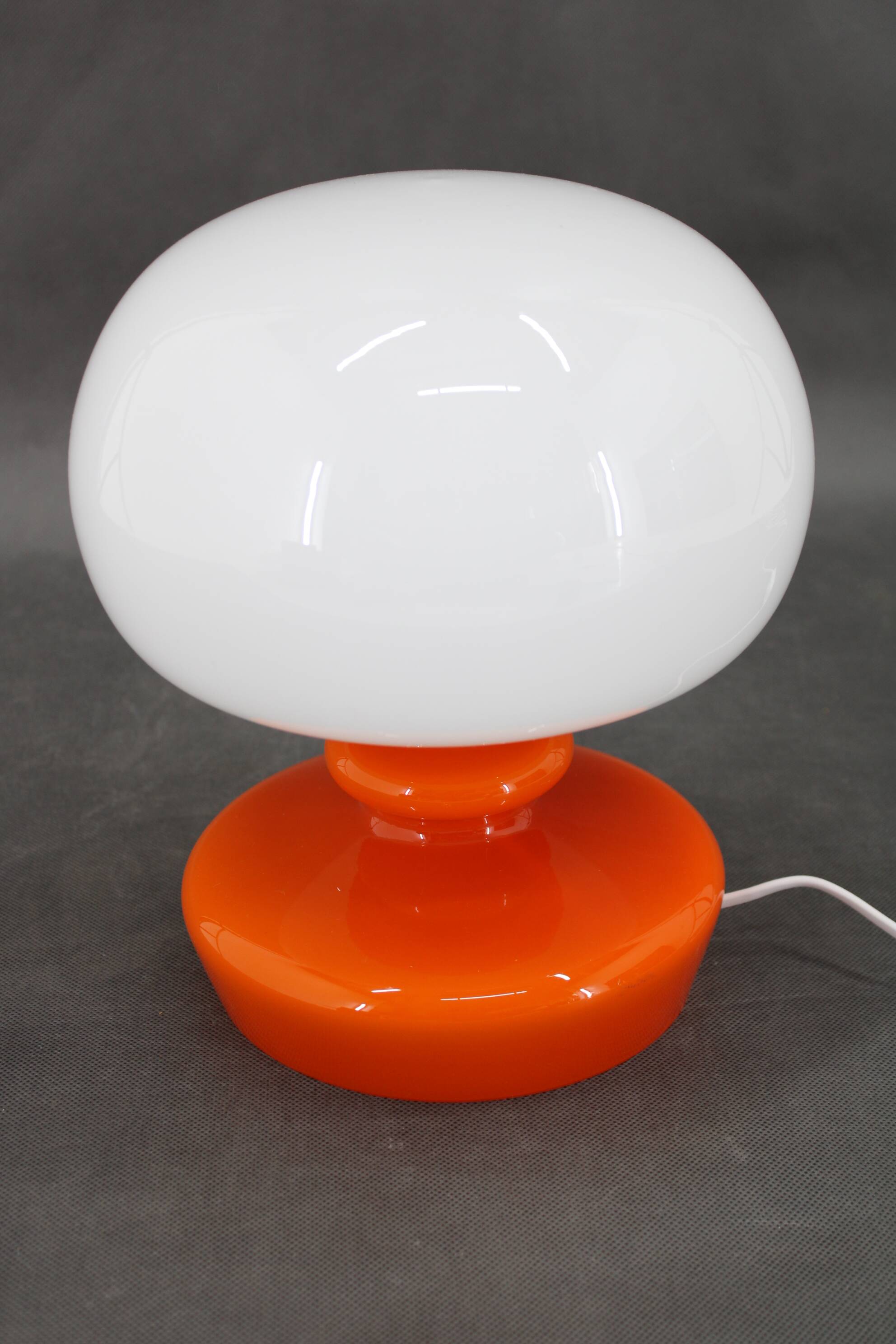 1970s Stepan Tabery Opaline Glass  Table Lamp, Czechoslovakia